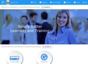 How wagmob.com looks like on a tablet such as an iPad.