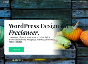 How wahdii.com looks like on a tablet such as an iPad.