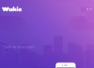 How wakie.com looks like on a tablet such as an iPad.