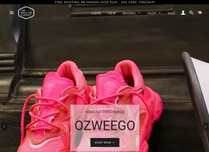 How walk-inmycloset.com looks like on a tablet such as an iPad.