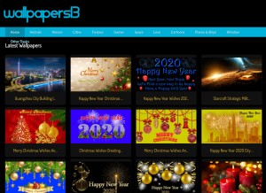 How wallpapers13.com looks like on a tablet such as an iPad.