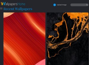 How wallpapershome.com looks like on a tablet such as an iPad.