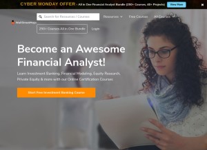 How wallstreetmojo.com looks like on a tablet such as an iPad.