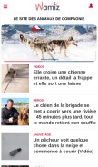 How wamiz.fr looks like on a mobile device such as an iPhone.