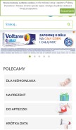 How wapteka.pl looks like on a mobile device such as an iPhone.