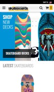 How warehouseskateboards.com looks like on a mobile device such as an iPhone.