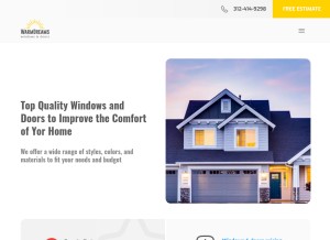 How warmdreams.us looks like on a tablet such as an iPad.