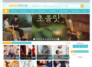 How watchasian.co looks like on a tablet such as an iPad.