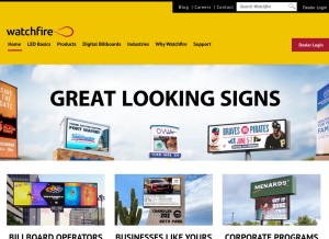 How watchfireignite.com looks like on a tablet such as an iPad.