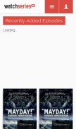 How watchserieshd.io looks like on a mobile device such as an iPhone.