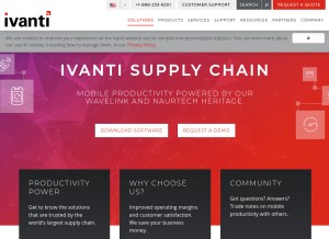 How wavelink.com looks like on a tablet such as an iPad.