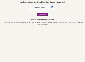 How wayfair.de looks like on a tablet such as an iPad.