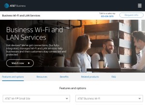 How wayport.net looks like on a tablet such as an iPad.