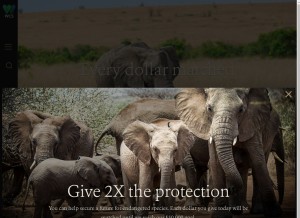 How wcs.org looks like on a tablet such as an iPad.