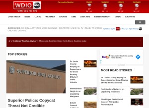 How wdio.com looks like on a tablet such as an iPad.