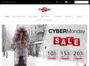 How wearcrazy.com looks like on a tablet such as an iPad.