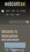 How webcamtaxi.com looks like on a mobile device such as an iPhone.
