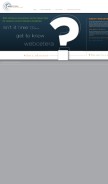 How webcetera.com looks like on a mobile device such as an iPhone.