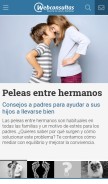 How webconsultas.com looks like on a mobile device such as an iPhone.