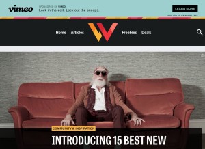 How webdesignerdepot.com looks like on a tablet such as an iPad.