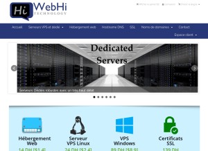 How webhi.org looks like on a tablet such as an iPad.