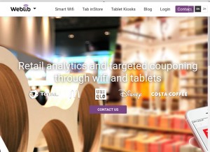 How weblib.fr looks like on a tablet such as an iPad.