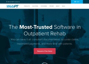 How webpt.com looks like on a tablet such as an iPad.