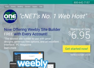 How webserveralpha.com looks like on a tablet such as an iPad.