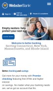 How websterbank.com looks like on a mobile device such as an iPhone.