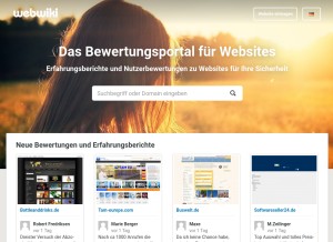 How webwiki.de looks like on a tablet such as an iPad.