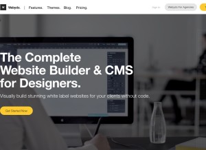 How webydo.com looks like on a tablet such as an iPad.