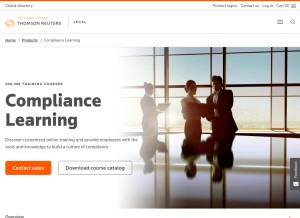 How wecomply.com looks like on a tablet such as an iPad.