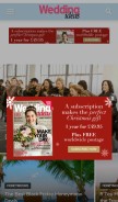 How weddingideasmag.com looks like on a mobile device such as an iPhone.