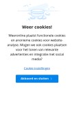 How weeronline.nl looks like on a mobile device such as an iPhone.