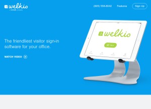 How welkio.com looks like on a tablet such as an iPad.
