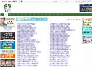 How wenxuecity.com looks like on a tablet such as an iPad.