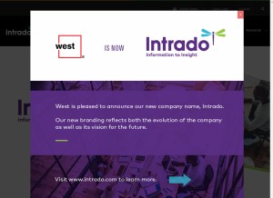 How west.com looks like on a tablet such as an iPad.
