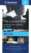How westinghouse.com looks like on a mobile device such as an iPhone.