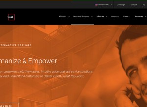 How westnotificationsgroup.com looks like on a tablet such as an iPad.