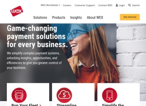 How wexinc.com looks like on a tablet such as an iPad.