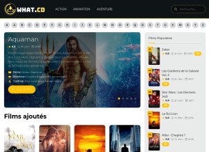 How what.cd looks like on a tablet such as an iPad.