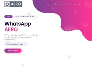 How whatsaero.com looks like on a tablet such as an iPad.