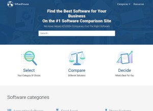 How wheelhouse.com looks like on a tablet such as an iPad.