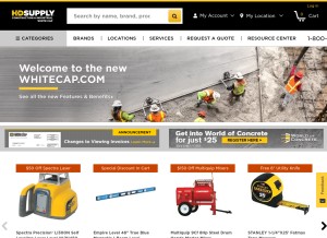 How whitecap.com looks like on a tablet such as an iPad.