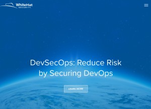 How whitehatsec.com looks like on a tablet such as an iPad.