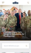 How whitehouse.gov looks like on a mobile device such as an iPhone.
