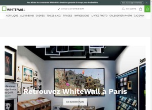 How whitewall.com looks like on a tablet such as an iPad.