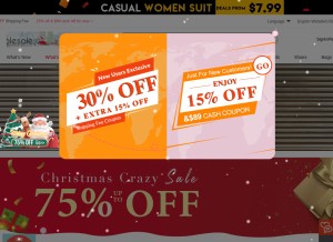 How wholesale7.net looks like on a tablet such as an iPad.