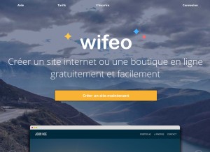 How wifeo.com looks like on a tablet such as an iPad.