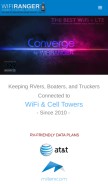 How wifiranger.com looks like on a mobile device such as an iPhone.